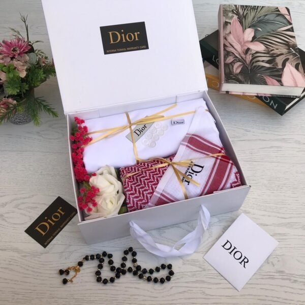 طقم شماغ و قماش مع سبحة