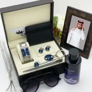 طقم ساعة كامل رجالي
